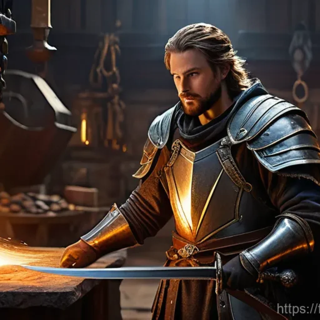 아키에이지 상위 장비 강화 실패 확률 - **The Fates of the Forge:** A determined fantasy adventurer, either male or female, stands before an...